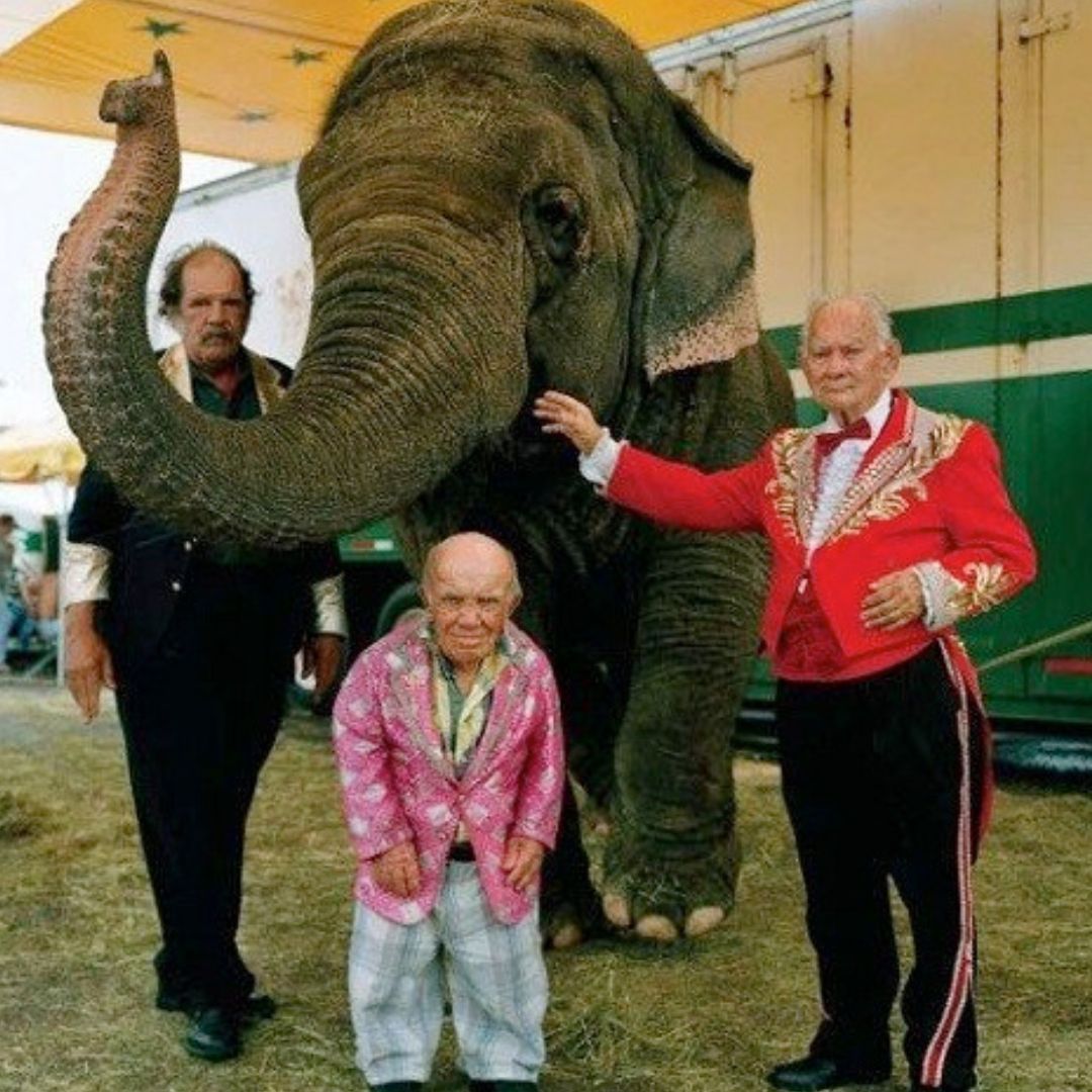 From left: C.M. Christ, Poobah, Ward Hall