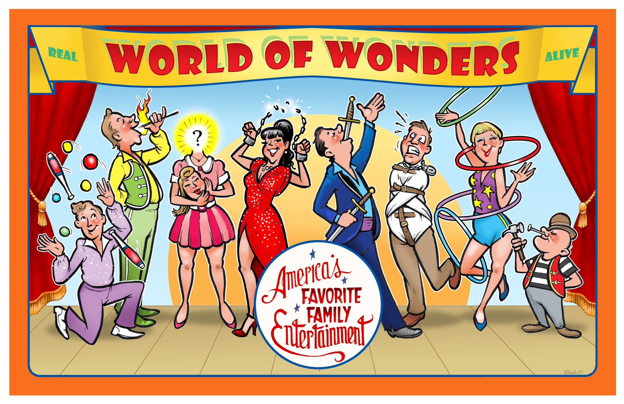 Poster of World of Wonders performers for sale at World of Wonders